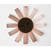 Nástenné hodiny ExitDesign Petal Copper 3063RS, 35cm