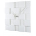 Nástenné hodiny ExitDesign KUBI, biele 30cm Nástenné hodiny ExitDesign KUBI, biele 30cm