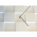 Nástenné hodiny ExitDesign KUBI, biele 30cm Nástenné hodiny ExitDesign KUBI, biele 30cm