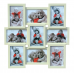 Plastový fotorám pre 9 fotiek 10x15 krémový, 45x45cm Plastový fotorám pre 9 fotiek 10x15 krémový, 45x45cm