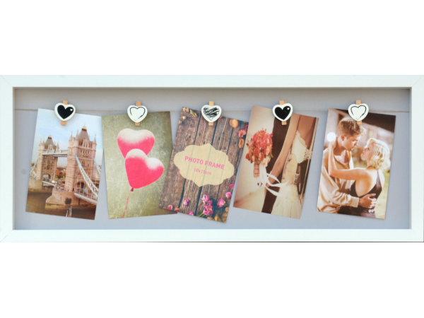 Multirám pre 5 ks foto 10x15cm, 7386W Multirám pre 5 ks foto 10x15cm, 7386W