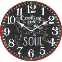 Nástenné hodiny Fal6288 Cooking Love, 30cm Nástenné hodiny Fal6288 Cooking Love, 30cm