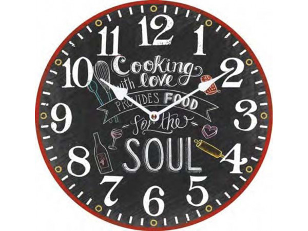 Nástenné hodiny Fal6288 Cooking Love, 30cm Nástenné hodiny Fal6288 Cooking Love, 30cm