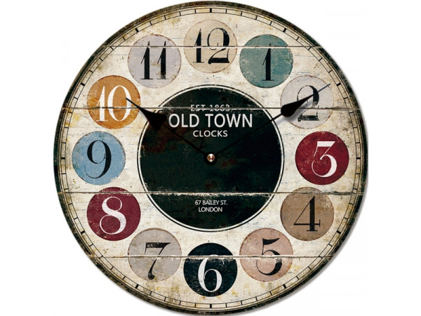 Nástenné hodiny Fal6296 Old Town, 30cm Nástenné hodiny Fal6296 Old Town, 30cm