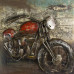 Kovový obraz ART 100x100cm Motorka G130311 Kovový obraz ART 100x100cm Motorka G130311