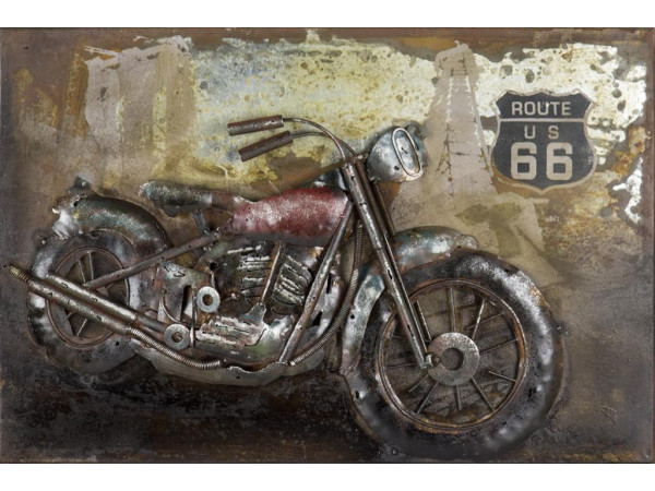 Kovový obraz ART 60x40cm Motorka G140318C Kovový obraz ART 60x40cm Motorka G140318C