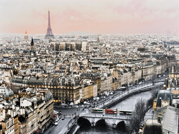 Obraz na plátne 75x100 Paríž, C887