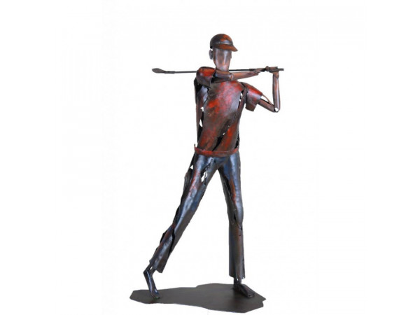 Kovová socha golfista SP 1735, 89cm Kovová socha golfista SP 1735, 89cm