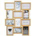 MDF hnedý multirám na 12 fotiek svetlý 1709N, 60cm MDF hnedý multirám na 12 fotiek svetlý 1709N, 60cm