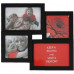 Multirám Quadro na 4 fotky, čierny Multirám Quadro na 4 fotky, čierny