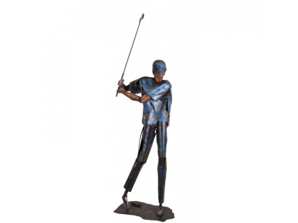 Kovová socha golfista SP 1736, 83cm Kovová socha golfista SP 1736, 83cm
