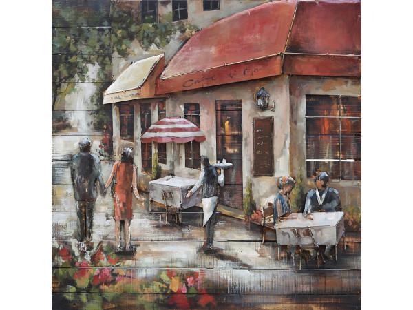 Kovový obraz 100x100cm, FAM0611WM