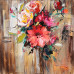 Obraz Kytica kvetov 80x80cm ZH56579W