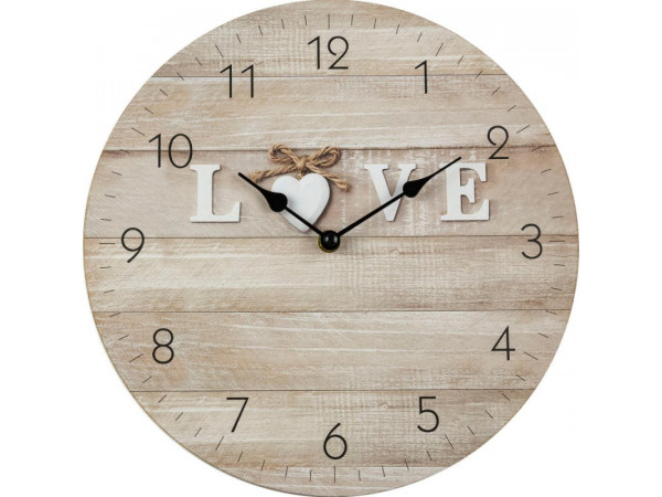 Nástenné hodiny Love, Fal3013, 30cm