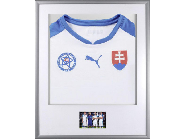 Rám na futbalový dres Falc 5770S, strieborný Rám na futbalový dres Falc 5770S, strieborný