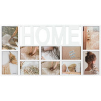 Multirám na 10 fotiek Falc 3738 Home, biela