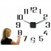 3D Nalepovacie hodiny DIY ADMIRABLE XL Sweep z540, čierne 100-130cm