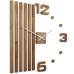 Drevené nástenné hodiny Lamele 100cm FlexiStyle z230 d Drevené nástenné hodiny Lamele 100cm FlexiStyle z230 d