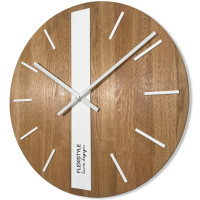 Drevené nástenné hodiny Dub Classic 50cm Flexistyle z250 Drevené nástenné hodiny Dub Classic 50cm Flexistyle z250
