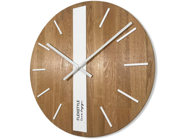 Drevené nástenné hodiny Dub Classic 50cm Flexistyle z250 Drevené nástenné hodiny Dub Classic 50cm Flexistyle z250