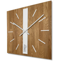 Drevené nástenné hodiny Dub Classic 50cm Flexistyle z250a Drevené nástenné hodiny Dub Classic 50cm Flexistyle z250a