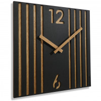 Drevené nástenné hodiny Lamele 30cm FlexiStyle z234 Drevené nástenné hodiny Lamele 30cm FlexiStyle z234