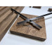 Drevené nástenné hodiny Lamele 60cm FlexiStyle z230-d9-1 Drevené nástenné hodiny Lamele 60cm FlexiStyle z230-d9-1