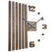 Drevené nástenné hodiny Lamele 60cm FlexiStyle z230-d9-1 Drevené nástenné hodiny Lamele 60cm FlexiStyle z230-d9-1
