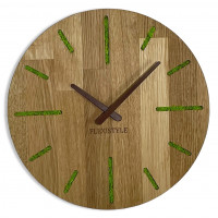 Drevené nástenné hodiny Mech Chrobotek z232, 30cm Drevené nástenné hodiny Mech Chrobotek z232, 30cm