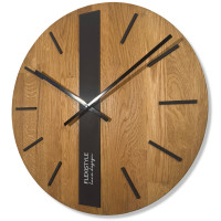 Drevené nástenné hodiny Oak Classic 50cm Flexistyle z250 Drevené nástenné hodiny Oak Classic 50cm Flexistyle z250