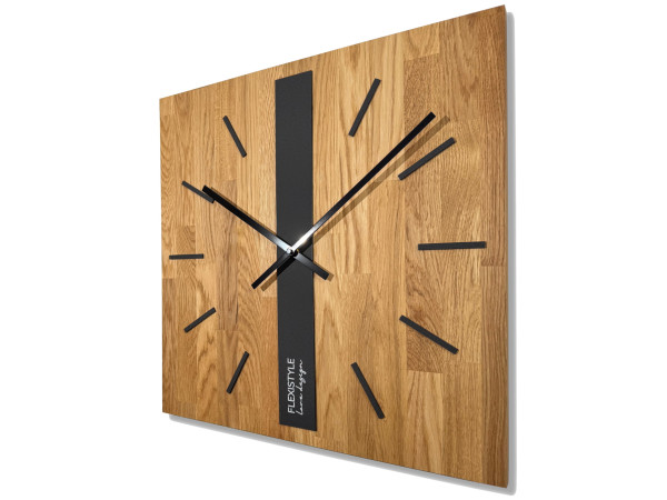 Drevené nástenné hodiny Oak Classic 50cm Flexistyle z250a Drevené nástenné hodiny Oak Classic 50cm Flexistyle z250a