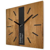 Drevené nástenné hodiny Oak Classic 30cm Flexistyle z250a Drevené nástenné hodiny Oak Classic 30cm Flexistyle z250a