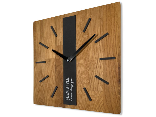 Drevené nástenné hodiny Oak Classic 30cm Flexistyle z250a Drevené nástenné hodiny Oak Classic 30cm Flexistyle z250a