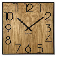 Drevené nástenné hodiny Wood Square z236a, 40cm Drevené nástenné hodiny Wood Square z236a, 40cm