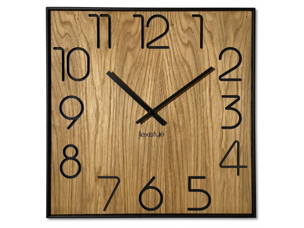 Drevené nástenné hodiny Wood Square z236a, 40cm Drevené nástenné hodiny Wood Square z236a, 40cm
