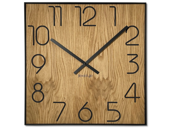 Drevené nástenné hodiny Wood Square z236a, 50cm Drevené nástenné hodiny Wood Square z236a, 50cm