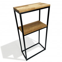 Drevený dvojitý regál FlexiStyle kon2-408020 Drevený dvojitý regál FlexiStyle kon2-408020