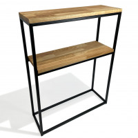 Drevený dvojitý regál FlexiStyle kon2-608020 Drevený dvojitý regál FlexiStyle kon2-608020