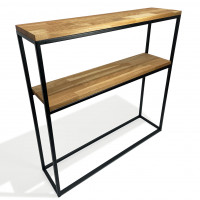Drevený dvojitý regál FlexiStyle kon2-808020 Drevený dvojitý regál FlexiStyle kon2-808020