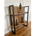 Drevený dvojitý regál FlexiStyle kon2-lam-608020, 80cm Drevený dvojitý regál FlexiStyle kon2-lam-608020, 80cm