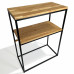 Drevený dvojitý regál FlexiStyle kon2-608030 Drevený dvojitý regál FlexiStyle kon2-608030
