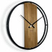 Dubové hodiny Loft Round kovové 80cm, z231 Dubové hodiny Loft Round kovové 80cm, z231