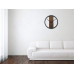 Dubové hodiny Loft Round kovové 50cm, z231 hnedá Dubové hodiny Loft Round kovové 50cm, z231 hnedá