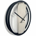 Dubové hodiny Loft Round kovové 50cm, z231 biela Dubové hodiny Loft Round kovové 50cm, z231 biela