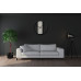Dubové hodiny Loft Round kovové 50cm, z231 biela Dubové hodiny Loft Round kovové 50cm, z231 biela