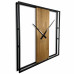 Dubové hodiny štvorcové Loft Square kovové 80cm z231-a-1 Dubové hodiny štvorcové Loft Square kovové 80cm z231-a-1