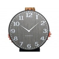 Nástenné hodiny Elegante Flex z227-1d1a-0-x sivé, 50 cm