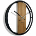 Dubové hodiny Loft Round kovové 50cm, z231 Dubové hodiny Loft Round kovové 50cm, z231