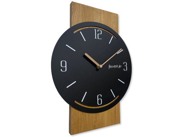 Geometrické nástenné drevené hodiny 40cm, z240-1matd-dx Geometrické nástenné drevené hodiny 40cm, z240-1matd-dx