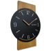 Geometrické nástenné drevené hodiny 40cm, z240-1matd-dx Geometrické nástenné drevené hodiny 40cm, z240-1matd-dx